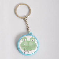 Frog Off 1.5 Inch Button Keychain
