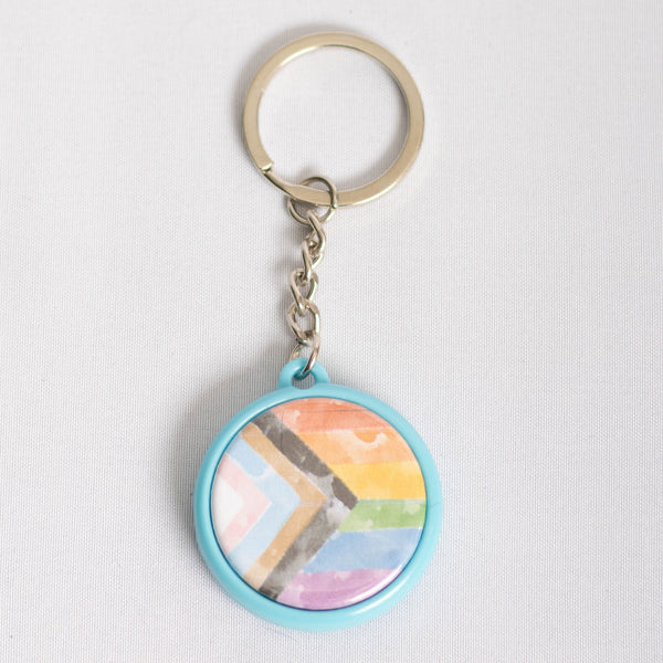 Pride Flag 1.5 Inch Button Keychain
