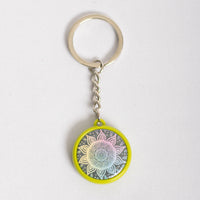 Mandala 1 Inch Button Keychain