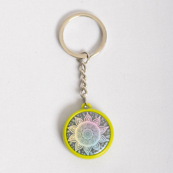 Mandala 1 Inch Button Keychain