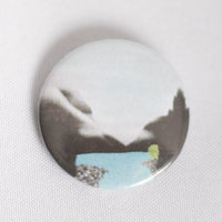 Lake Louise 1 Inch Button