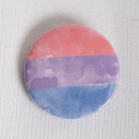 Bisexual Pride Flag 1 Inch Button