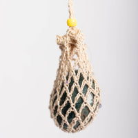 Beige Crochet Drawstring Necklace