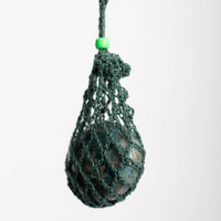 Green Crochet Drawstring Necklace