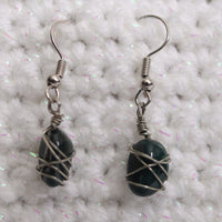Dragons Blood Jasper Crystal Earrings