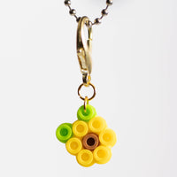 Sunflower Perler Bead Keychain