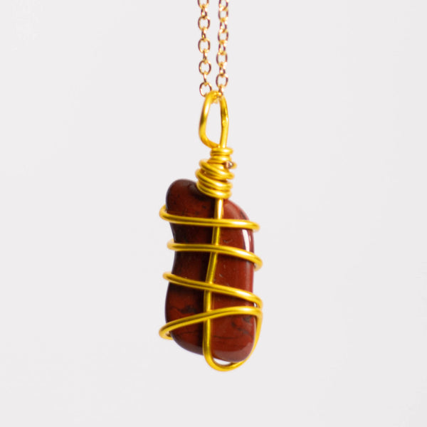 Red Jasper Crystal Pendant