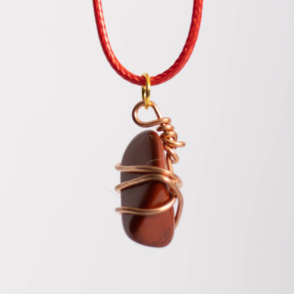 Red Jasper Crystal Pendant