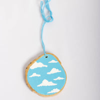 Light Blue Cloud Ornament