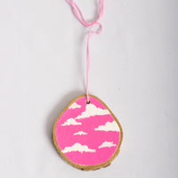 Pink Cloud and Galaxy Ornament