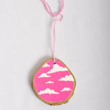 Pink Cloud and Galaxy Ornament