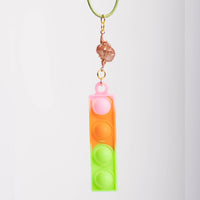Carnelian Crystal Pop It Fidget Necklace