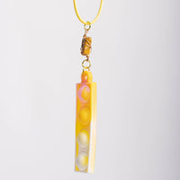 Mookaite Jasper Crystal Pop It Fidget Necklace