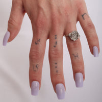 Laser Quartz Crystal Ring US 9