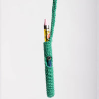 Dark Green Crochet Vape Holder Necklace