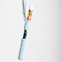 Light Blue Crochet Vape Holder Wrist Strap